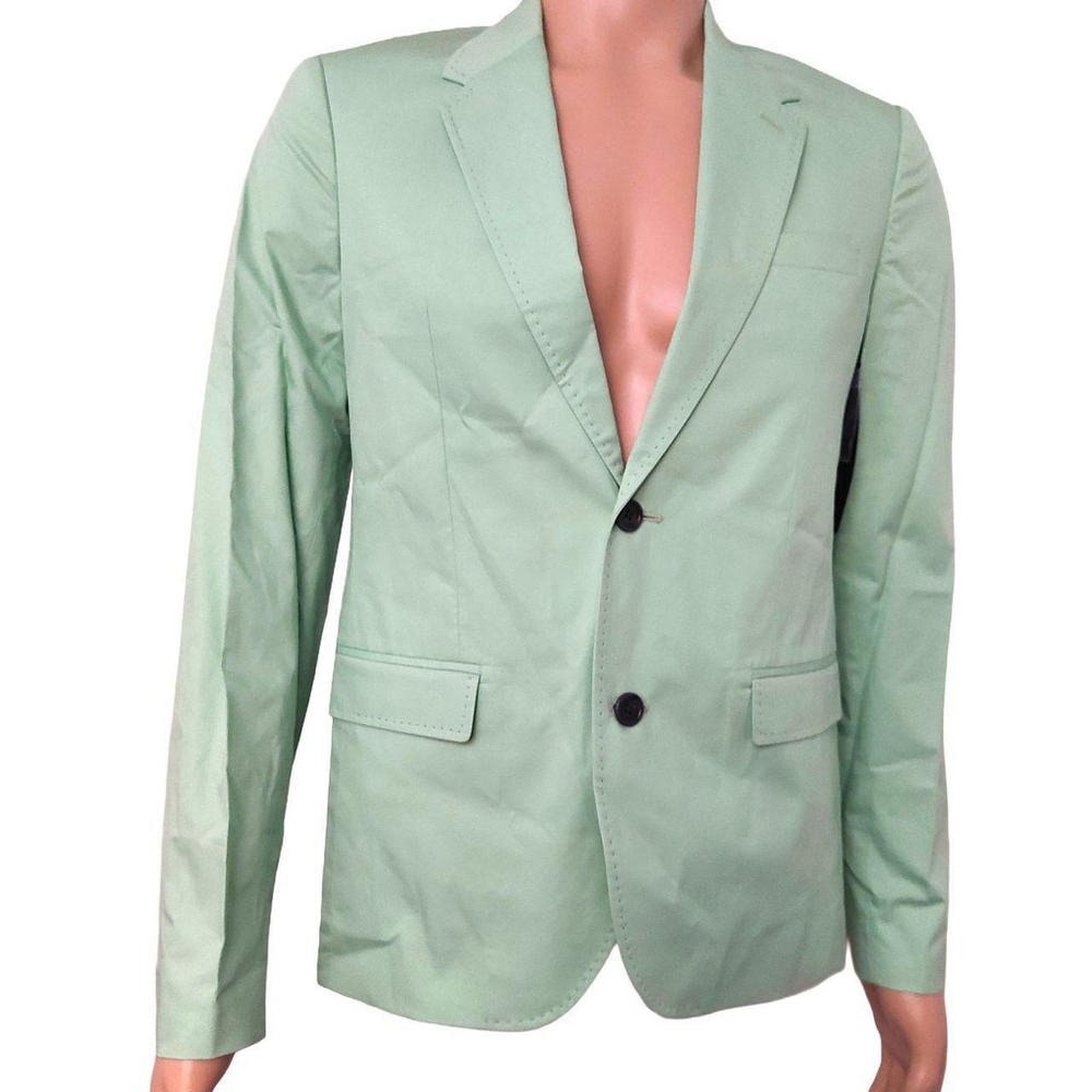 Marc by Marc Jacobs Mens Pistachio Macaroon Cotton Blazer Suit Jacket Sz XS